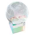 Prism Cube World Globe And Base